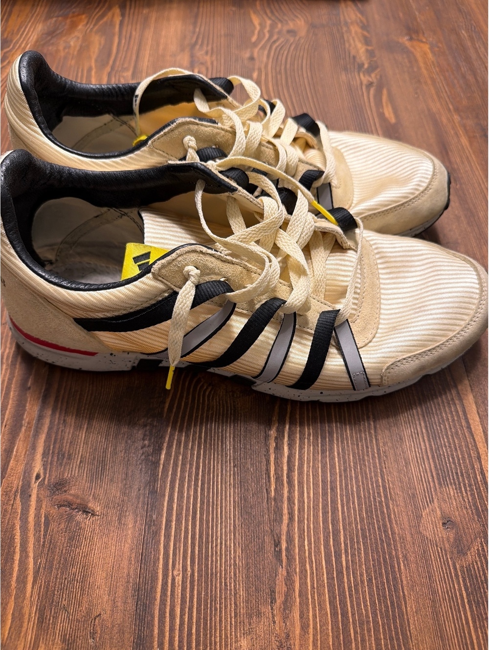 Overkill x adidas EQT Racing 93 'Taxi' (SKU: S74565)  Sz 10